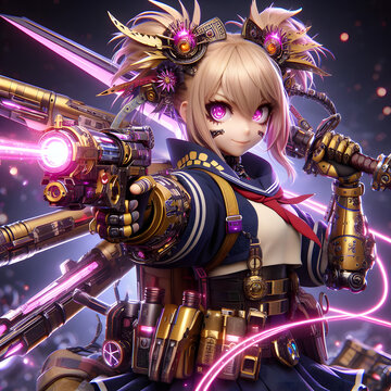 Himiko Toga League of Villains - Cyberpunk Edition