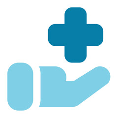 health insurance icon for illustration