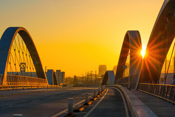 6th Street Bridge at Dusk