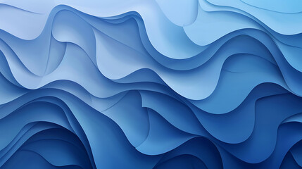 abstract blue waves background