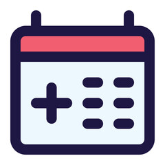 calendar icon for illustration