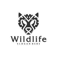 Cheetah logo vector template, Creative Cheetah head logo design concepts