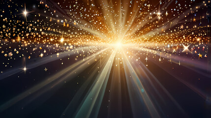 Fototapeta premium light abstract background with glimmering stars