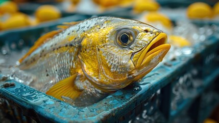 Fresh dorado fish 