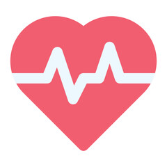 cardiogram icon for illustration