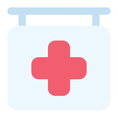 hospital icon for illustration