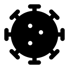 virus icon for illustration