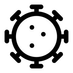 virus icon for illustration
