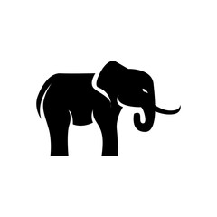 Elephant Logo. African indian Wildlife Elephant Logo Icon Vector Illustration design