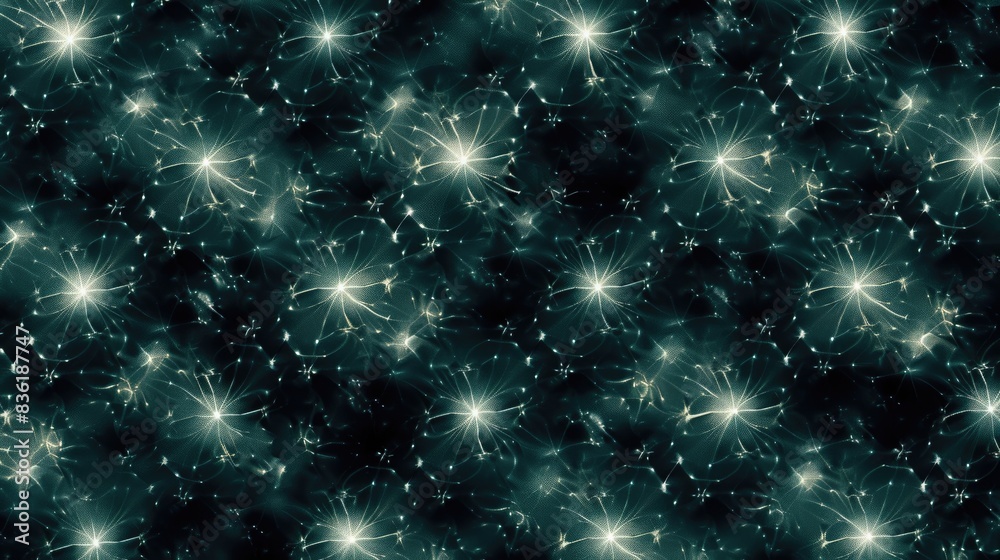 Poster mathematically generated tetragonal star pattern texture