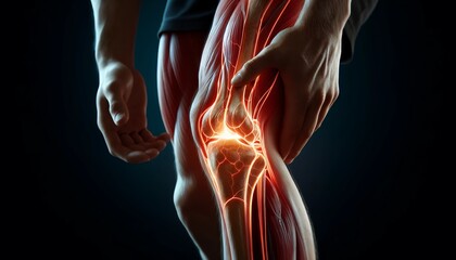 Illuminated Knee Pain Anatomy