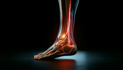Illuminated Ankle Pain Anatomy
