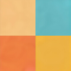 Fototapeta premium paper texture background yellow and orange square with a blue square