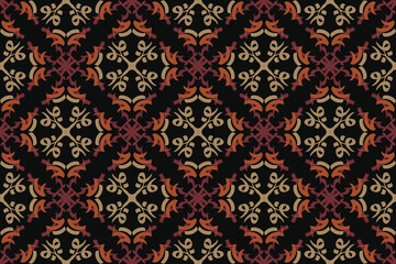 oriental pattern. vintage background with Arabic ornament. Pattern, background and wallpaper for your design. Textile ornament. Vector illustration.