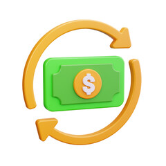 transfer 3d render icon