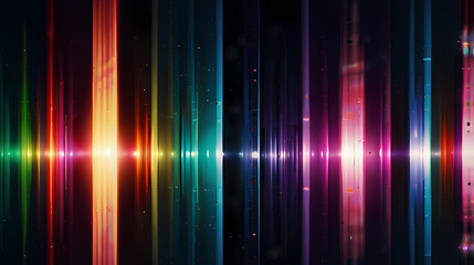 Abstract background with a spectrum of light theme