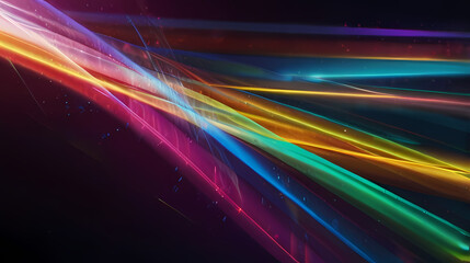 Abstract background with a spectrum of light theme