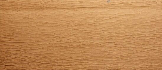 Naklejka premium High-resolution abstract background with beige kraft paper texture, providing ample copy space image.