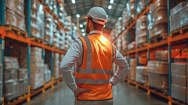 Workers at warehouses frequently experience back pain. - Powered by Adobe