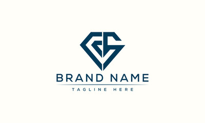 Logo design letter CS . Elegant modern. Vector template.