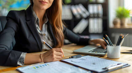 Photo realistic administrative assistant with email calendar concept for business and administrative ads in photo stock