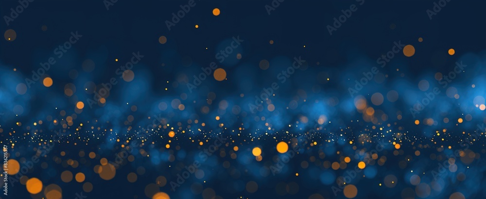 Wall mural Particles bokeh abstract event 