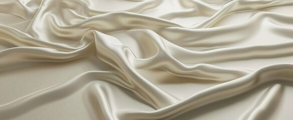 Obraz premium Panorama of Vintage white cloth texture