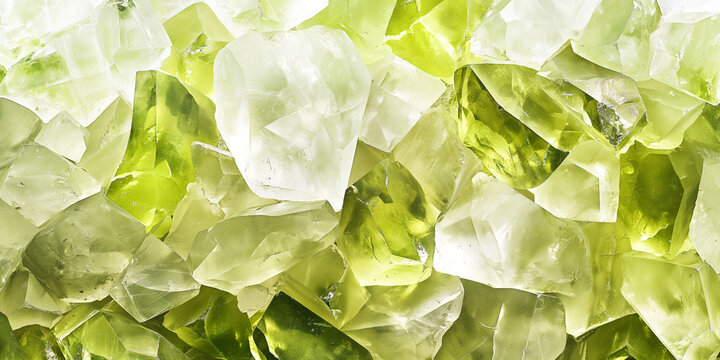 Peridot stone background, lime color glass stone