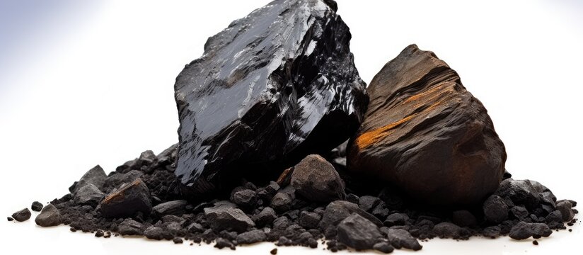 Shilajit, an ayurvedic medicine, originates from the Himalayan rocks, providing ideal copy space image-setting, popularly known as shilajeet.