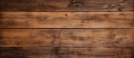 Fototapeta premium Wooden planks arranged in layers, creating a rustic and textured surface with copy space image.