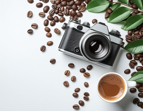 coffee & cameraのコピースペース