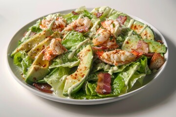 Flavorful California Caesar Salad with Focaccia Croutons