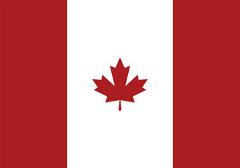 country day card with maple leaves. Canada day card. Background with Canadian maple leaves. Canadian flag.