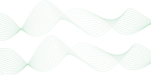 Abstract colorful glowing frequency sound wave technology curve lines background. grey smooth element swoosh speed wave modern stream background.Abstract Multi-colored Gradient smooth element.