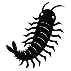 Solid color Centipede animal vector design