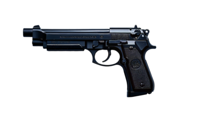 gun isolated on white