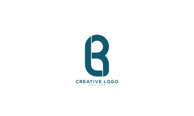 LB LR Abstract initial monogram letter alphabet logo design