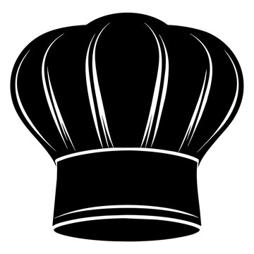 recommend clip art:  Chef hat vector silhouette illustration 