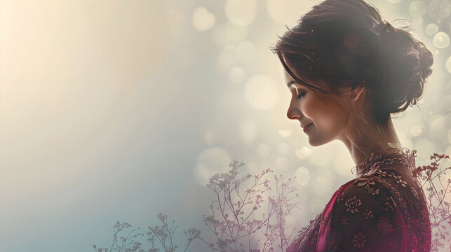 Mother with Breastfeeding Tips: A Tender Portrait of Motherhood, Nutrition, and Bonding for Parenting and Healthcare Advertising