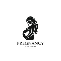 Pregnant logo vector