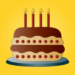  Cake vector art and EPS file.