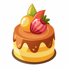 Beautiful and delicious dessert 