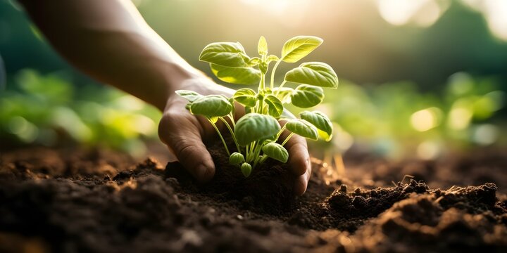 Promote Sustainable Agriculture on World Farming Day to Advance Ecological Development Goals. Concept Sustainable Agriculture, World Farming Day, Ecological Development Goals