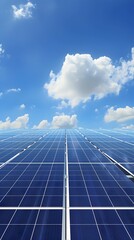 Futuristic Solar Powered Data Center with Clean Energy and Sustainable Technology