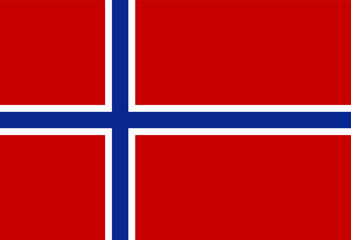 Naklejka premium Norway flag illustrator country flags