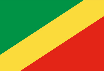 Republic of the Congo flag illustrator country flags
