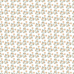 Watercolor Bouquets Seamless Vector Pattern Design