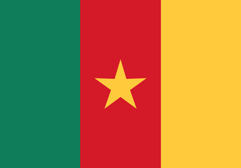 Cameroon flag illustrator country flags