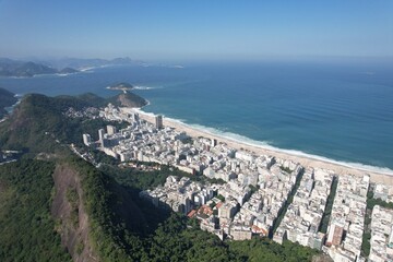Fototapeta premium Aerial views from over Rio De Janeiro, Brazil