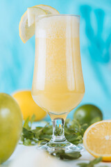 Natural juice from fresh fruit. Delicious and healthy drink